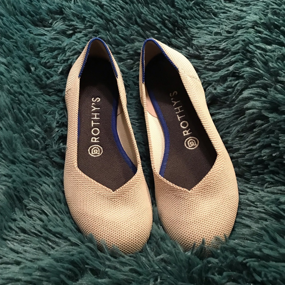Rothy’s size 7 flax Birdseye used without box.